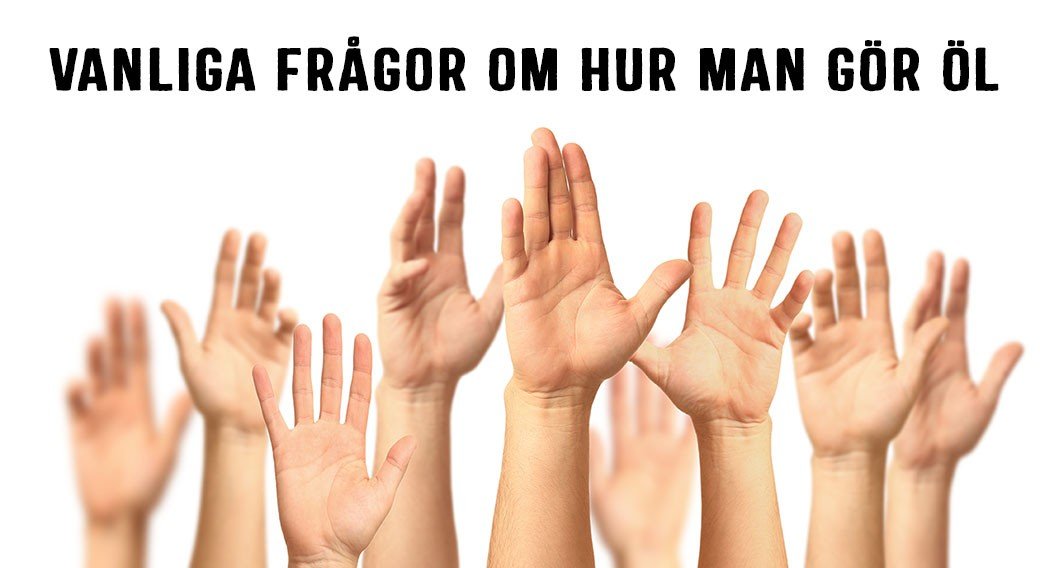 Vanliga frågor om hur man gör öl