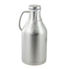 rostfri growler, 2 l
