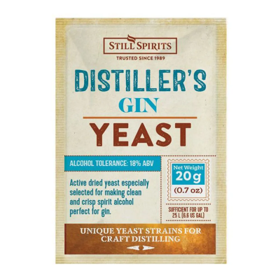 Still Spirits Distiller’s Yeast Gin, 20 g