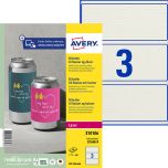 Etikett till burkar 44 cl, cremevit 300 st