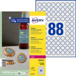 Etiketter till kapsyler, cremevit 2200 st