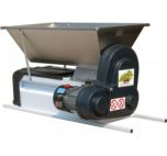 druvkross och avstjälkare, rostfri och motoriserad