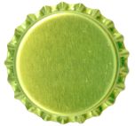 ljusgrön-metallic kapsyler, 250 st