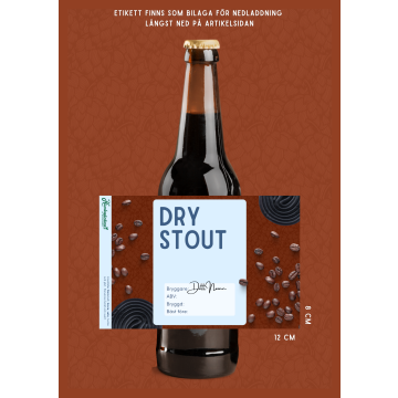 Dry stout receptkit 20 l