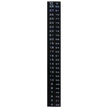 LCD termometer 4 - 28 °C