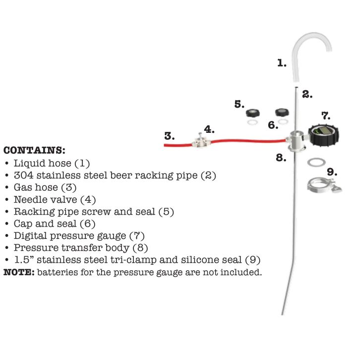 Grainfather Conical Fermenter Pressure Transfer
