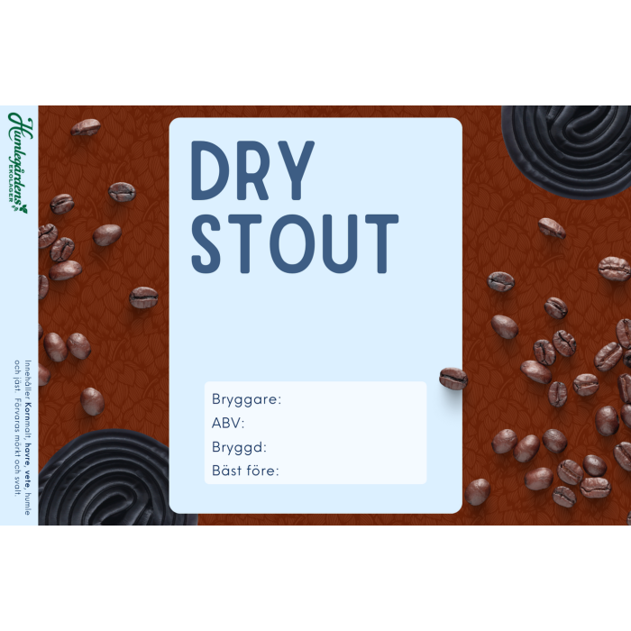 Dry stout receptkit 20 l