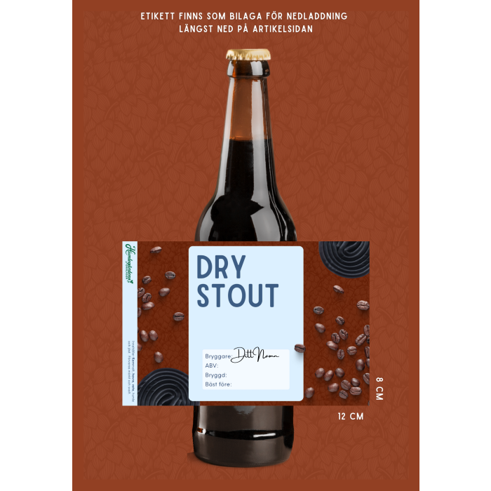 Dry stout receptkit 20 l
