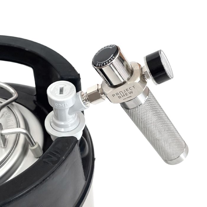 Beer Gas Mini Regulator, 1/4'' FFL