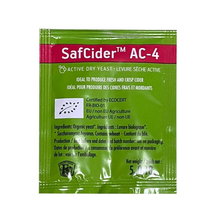 Fermentis SafCider AC-4 ekologisk, 5 g
