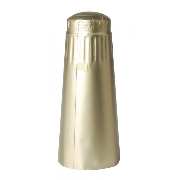 guldfärgade aluminiumhättor, 100 st
