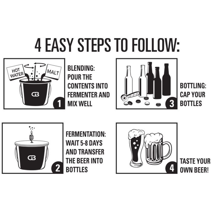 George's Beer startkit Lager, 5 l