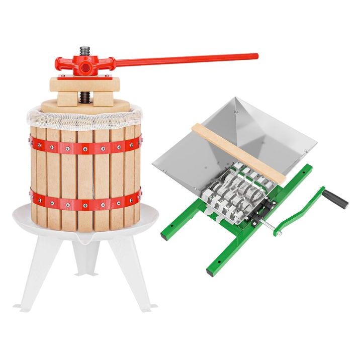 fruktkross 7 l och mekanisk fruktpress 12 l
