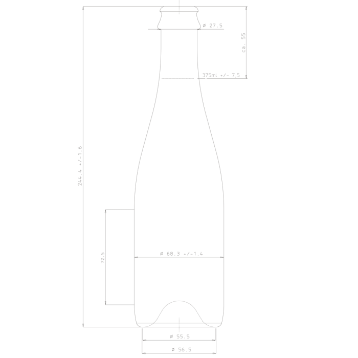 flaska Geuze 37,5 cl, 15 st