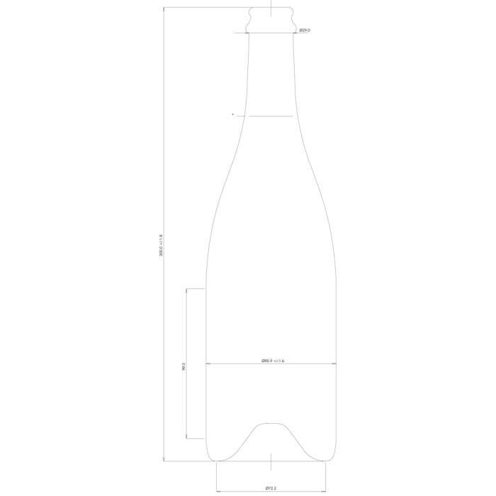 Champagneflaska 15-pack