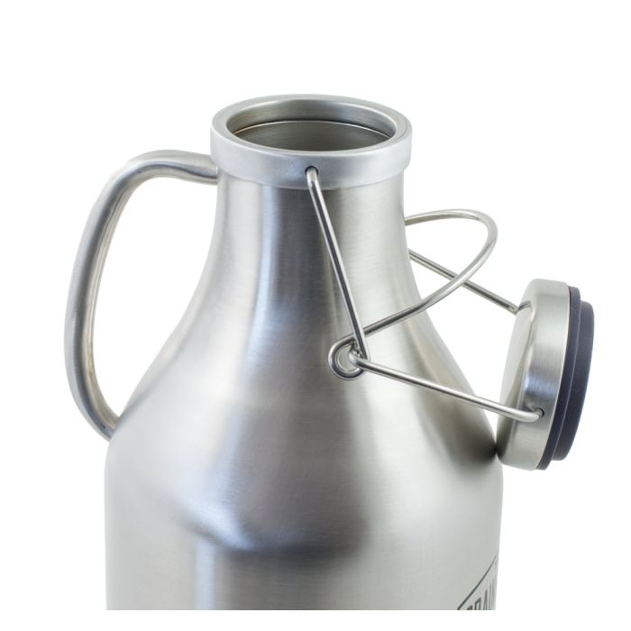 rostfri growler, 2 l