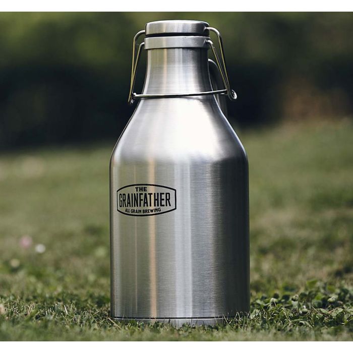 rostfri growler, 2 l