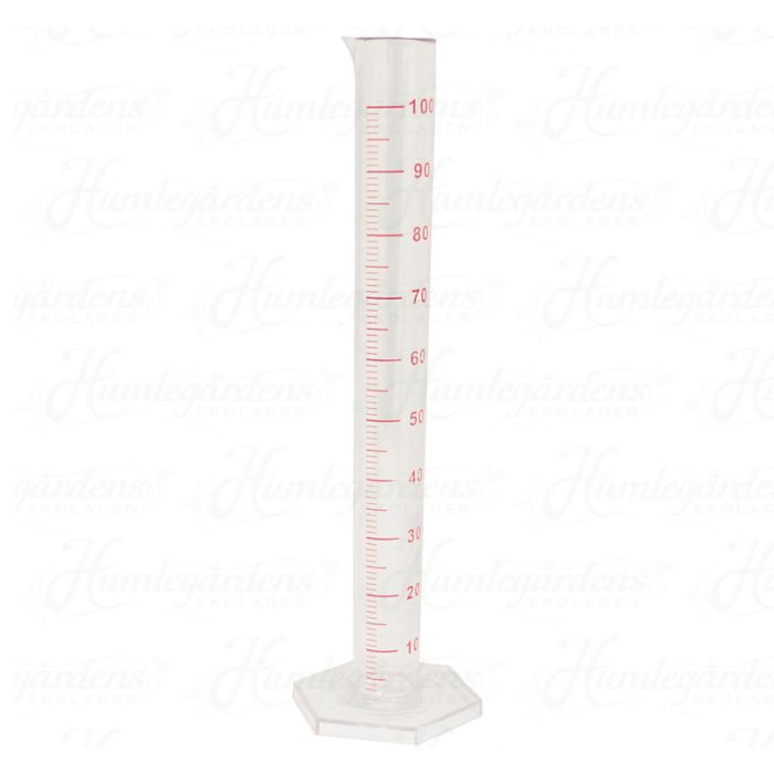 Mätcylinder 100 ml, Plast