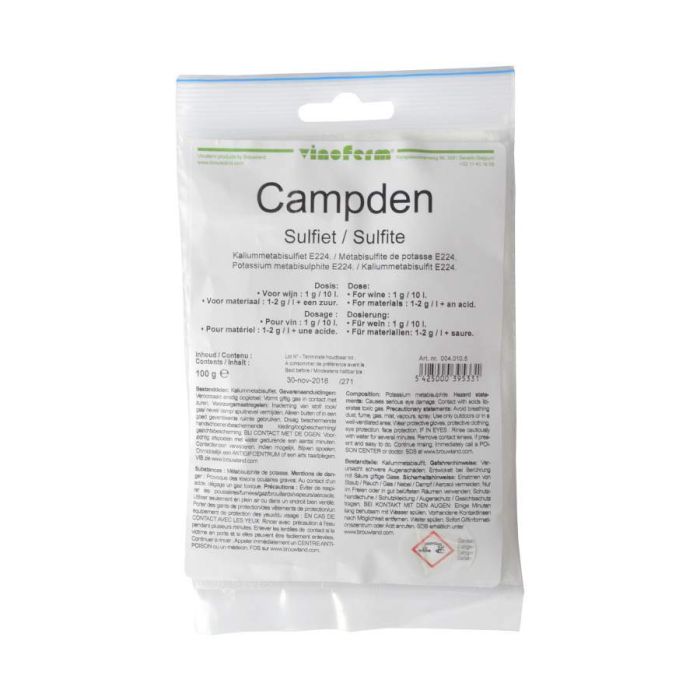 kaliumdisulfit (E224), 100 g