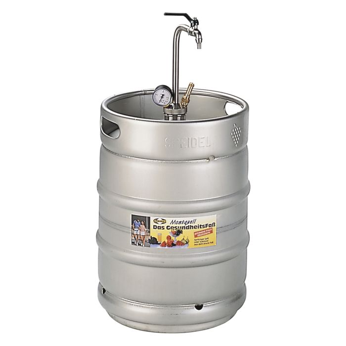 Speidel rostfritt tryckfat för must/cider, 50 liter