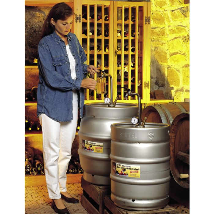 Speidel rostfritt tryckfat för must/cider, 50 liter
